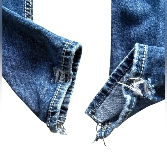 🌟SILVER JEANS: Tuesday Distressed Slim Boot Cut EUC Sz W30/L33 - Picture 4 of 13
